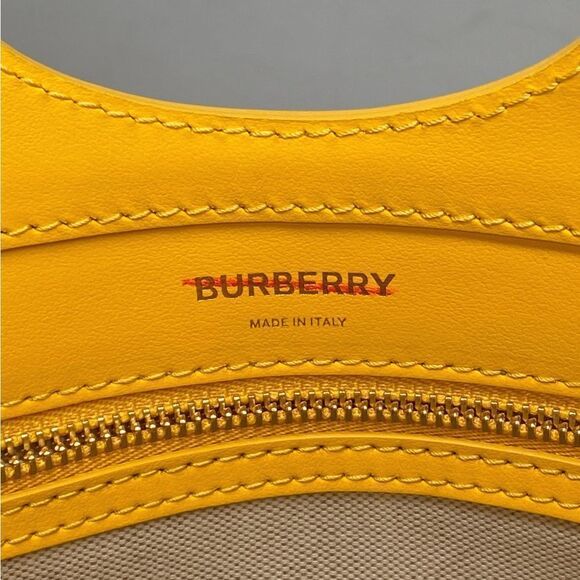 Burberry Mini Leather-Trimmed Canvas Pocket Tote - Picture 11 of 16